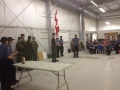 CPO2 Shleifman demonstrating the line toss